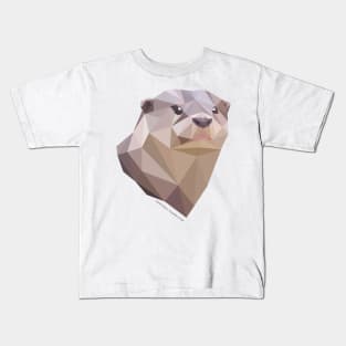 Asian Small-Clawed Otter Kids T-Shirt